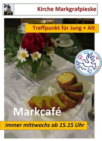 Schaukasten 150401 Markcafe mit Button